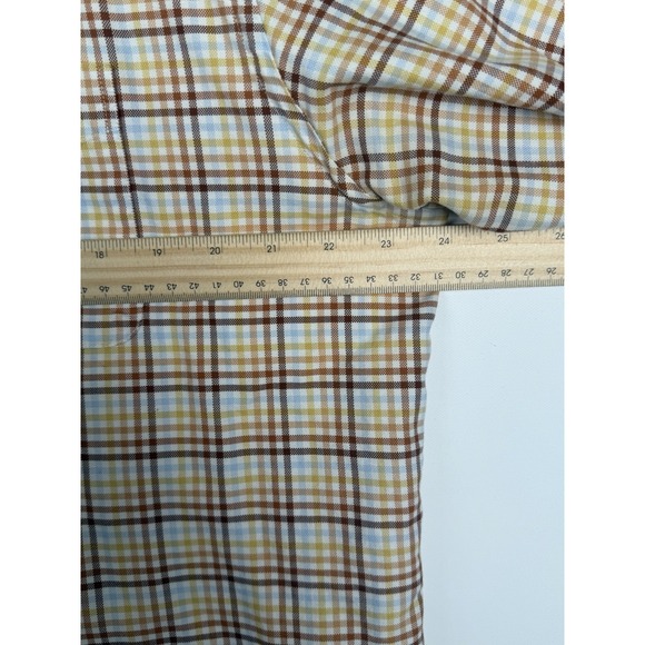 Harold Powell Shirt Mens Large Plaid‎ Preppy Business Casual - Picture 3 of 5